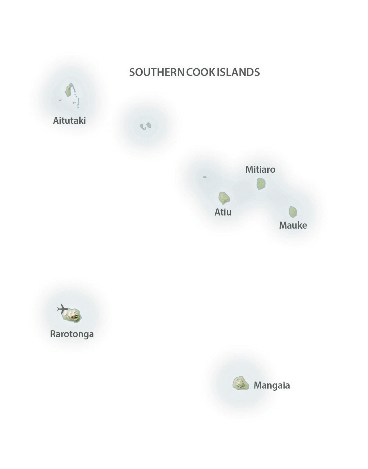 Cook Islands Landkarte