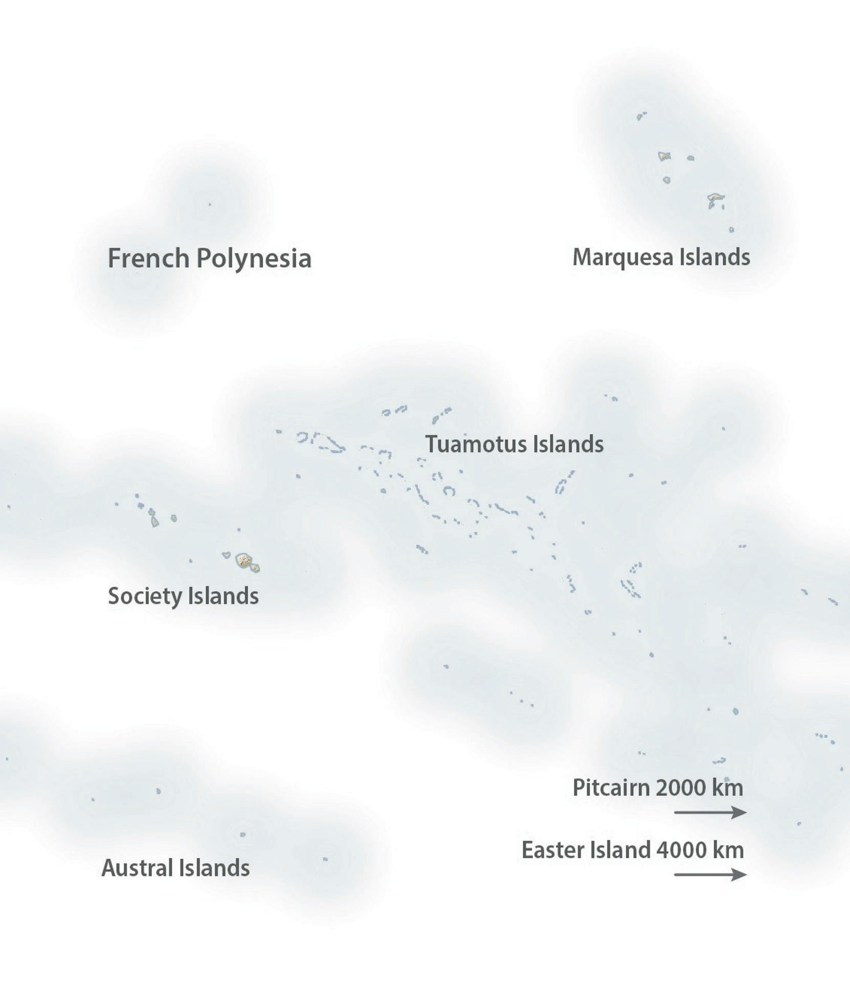 Französisch Polynesien Landkarte